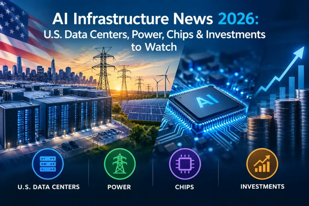 AI Infrastructure News 2026 U.S. Data Centers, Power, Chips & Investments to Watch