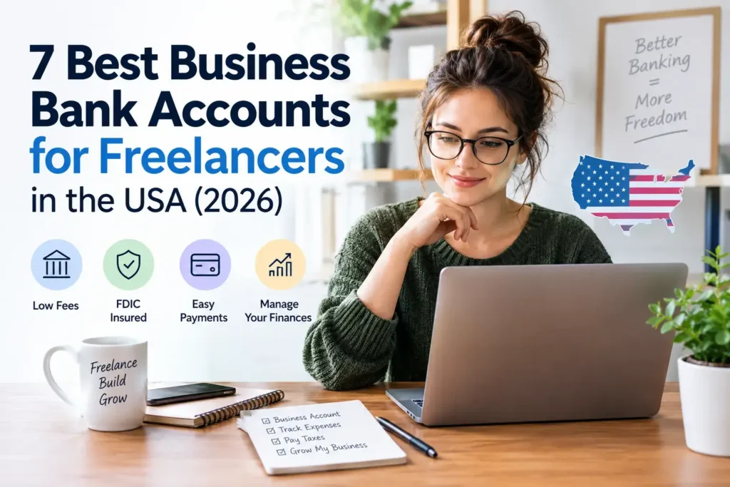 7 Best Business Bank Accounts for Freelancers in the USA (2026)
