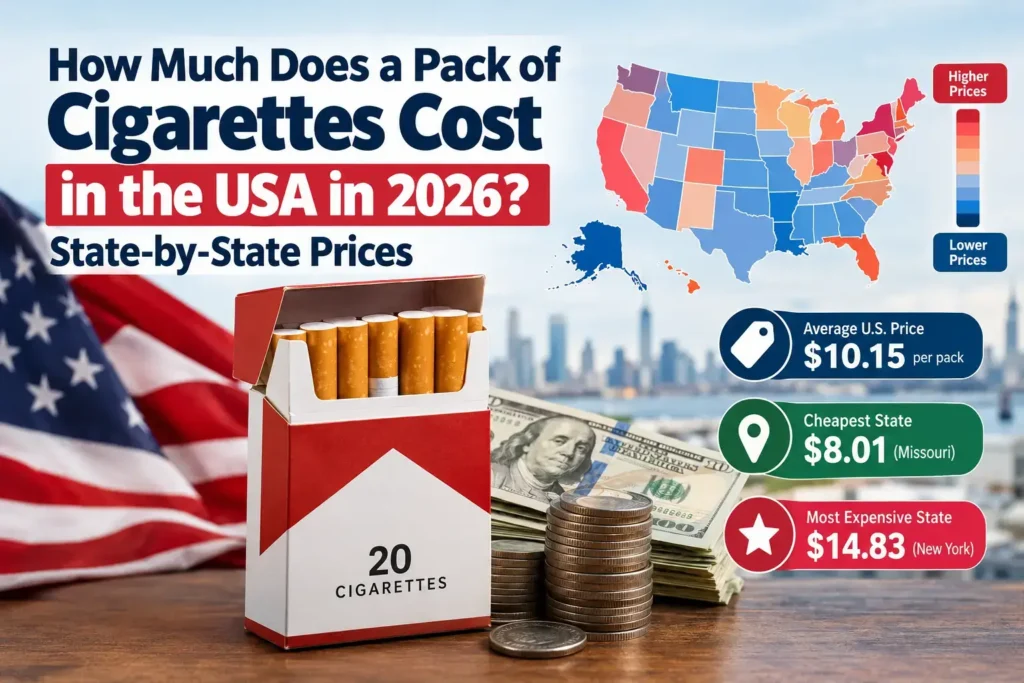 USA Cigarette Prices Infographic 2026